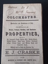 Antique document 1886 for sale  SWINDON
