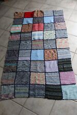 Strickdecke patchwork handarbe gebraucht kaufen  Hückelhoven