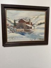 Beautiful acrylic winter for sale  Denver