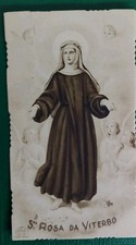 Usado, ANTICA EDIZIONE SEPPIA SANTA ROSA DA VITERBO SANTINO CON PREGHIERA  comprar usado  Enviando para Brazil