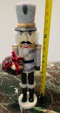Wooden grey nutcracker for sale  Grand Blanc