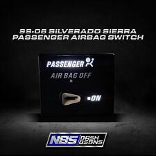 Usado, 99-06 Silverado Sierra OEM interruptor de bolsa AR de passageiros (led branco gelo) comprar usado  Enviando para Brazil