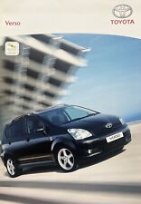 Toyota verso brochure for sale  WIGAN