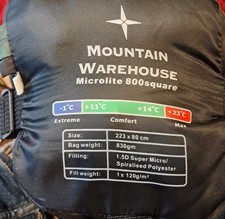 Mountain warehouse microlite for sale  CREWE