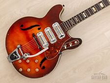 Guitarra vintage 1963 Harmony H78 com folhas de ouro DeArmond e Bigsby B3 comprar usado  Enviando para Brazil