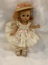 Vestido y sombrero de primavera Madame Alexander Alexander-kins SLW rubio etiquetado años 50 segunda mano  Embacar hacia Mexico
