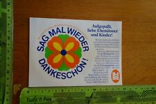 Alter aufkleber haushalt gebraucht kaufen  Kupferberg