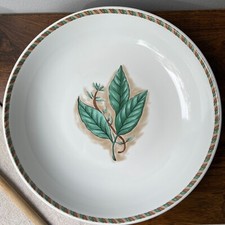 Tigela grande para servir macarrão 13,5" D American Atelier at Home Stonewear folha de ervas comprar usado  Enviando para Brazil