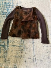 Strickjacke pelz kaninchen gebraucht kaufen  Hamburg