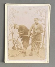 Photo carton cycliste d'occasion  Expédié en Belgium