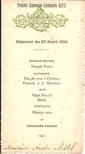 Menu ancien collection d'occasion  Caromb