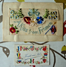 Postcard silk ww1 for sale  ULVERSTON