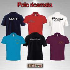 Polo personalizzate ricamate usato  Nola