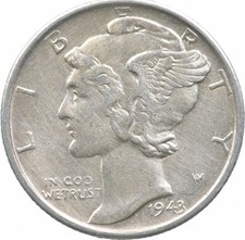 1943 mercury dime for sale  Frederick