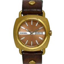 Relógio masculino Diesel marrom dourado marrom DZ-5092 f-20647 bom estado SS comprar usado  Enviando para Brazil