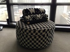 Black cream houndstooth for sale  Chicago