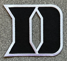 DUKE BLUE DEVILS NCAA COLLEGE VINTAGE 4" LETRA PRETA D LOGOTIPO DA EQUIPE PATCH comprar usado  Enviando para Brazil