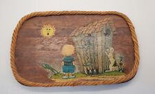 Vintage wooden plaque for sale  San Luis Obispo