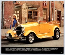 PRETTY GIRL 1929 FORD ROADSTER PICKUP PINUP 7"x8" recorte de página de revista M712 comprar usado  Enviando para Brazil
