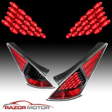 2003 - 2007 For 350Z JDM LED Brake Tail Lights All Black Rear Lamps Pair na sprzedaż  Wysyłka do Poland