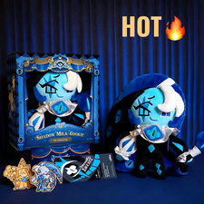 Conjunto de Pelúcia Cookie Run Kingdom Shadow Milk Cookie🎭 Caixa 4º Aniversário comprar usado  Enviando para Brazil