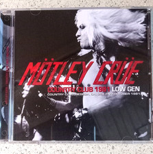 MOTLEY CRUE Antigo Raro Novo Deluxe CD 1981 RESEDA CA Upgrade TOO FAST FOR LOVE Tour comprar usado  Enviando para Brazil