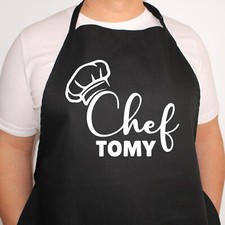 Avental (1150) Personalizar Avental Chef Dia dos Pais Cozinhar Assar para Homens Cabeça Churrasco comprar usado  Enviando para Brazil