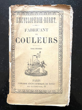 Fabricant couleurs encyclopéd d'occasion  Colombier-Saugnieu