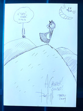 Alice disegno originale usato  Terni