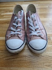 Pink glitter converse for sale  LLANELLI