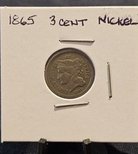 1865 three cent for sale  Crestline