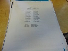 Teamsheet 2004 bells for sale  COWDENBEATH