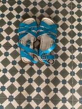 Sandals teal shade for sale  LONDON