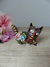 Figurine chat cloisonné d'occasion  Saint-Lambert-du-Lattay