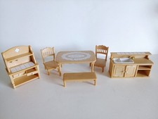 Cadeira de jantar Calico Critters Sylvanian Families aconchegante casa de campo pia de cozinha comprar usado  Enviando para Brazil