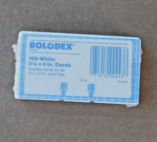 Rolodex 100 white for sale  Linthicum Heights