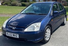 2002 honda civic for sale  IPSWICH