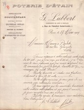Paris lettre lubbert d'occasion  Voiron
