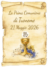 Cialda prima comunione usato  Vittorito