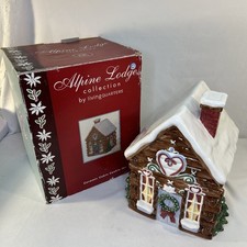 Jarro de biscoito Alpine Lodge by livingQuarters cabine cerâmica decoração de Natal 11" comprar usado Jarro de biscoito Alpine Lodge by livingQuarters cabine cerâmica decoração de Natal 11" comprar usado  Enviando para Brazil