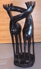 Wooden giraffe sculpture for sale  MELTON MOWBRAY