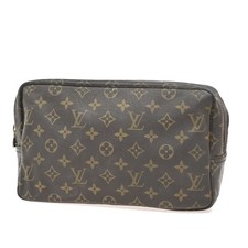 Usado, Bolsa de mão Louis Vuitton Trousse Toilette 28 embreagem monograma marrom M47522 68EF490 comprar usado  Enviando para Brazil