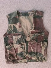 Usado, Colete de batalha raro original camuflado exército rodesiano personalizado camisa sem mangas comprar usado  Enviando para Brazil