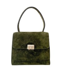 Bolsa de alça superior CELINE camurça cáqui comprar usado  Enviando para Brazil