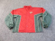 Jaqueta Minnesota Wild masculina grande zíper completo corta-vento forrada NHL Youth* comprar usado  Enviando para Brazil