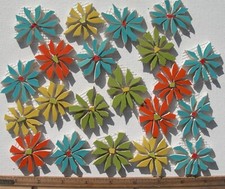 Conjunto de 21 azulejos de mosaico margarida tamanho misto e cor corte quebrado porcelana prato azulejos, usado comprar usado  Enviando para Brazil