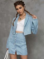 Damen anzug blau gebraucht kaufen  Jüchen