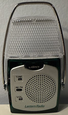 Rádio transistor lanterna vintage com bateria leve - testado/funciona comprar usado  Enviando para Brazil