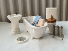 Dolls house bathroom for sale  LEEK