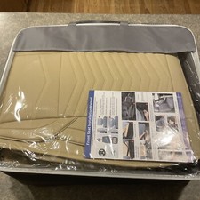 Fundas de asiento de coche de cuero sintético beige Jushi de moda ajuste universal segunda mano  Embacar hacia Mexico